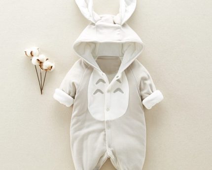 New Cotton-Padded Baby Romper