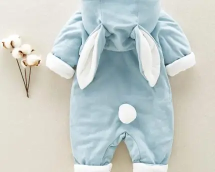 New Cotton-Padded Baby Romper