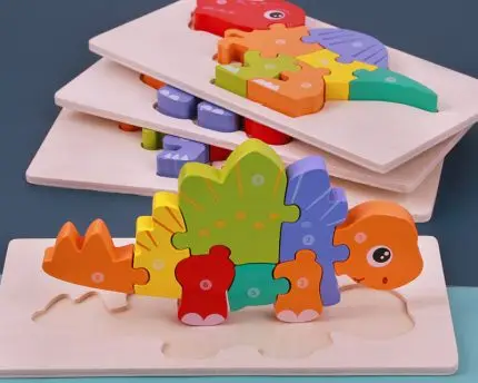 Children's Educational Toys Wooden Three-dimensional Montessori